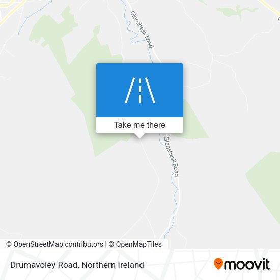 Drumavoley Road map