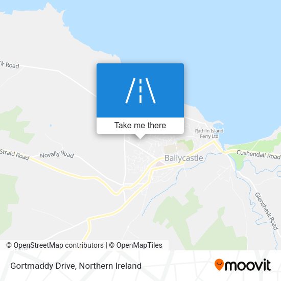 Gortmaddy Drive map