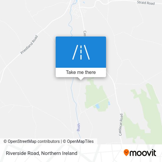 Riverside Road map