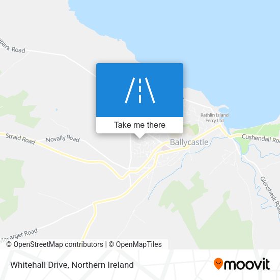 Whitehall Drive map