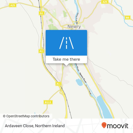 Ardaveen Close map