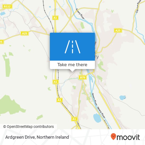 Ardgreen Drive map