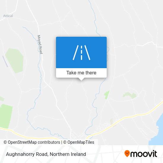 Aughnahorry Road map