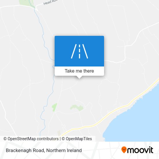 Brackenagh Road map
