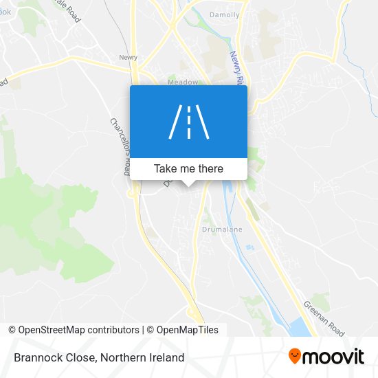 Brannock Close map