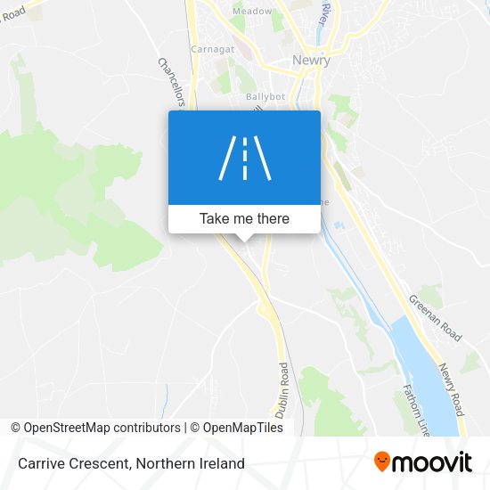 Carrive Crescent map