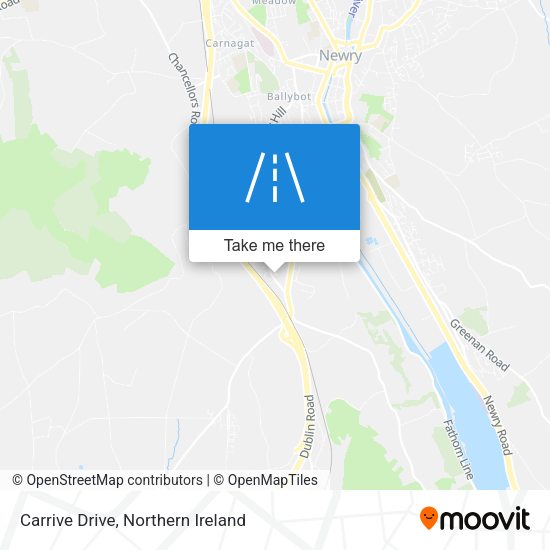Carrive Drive map