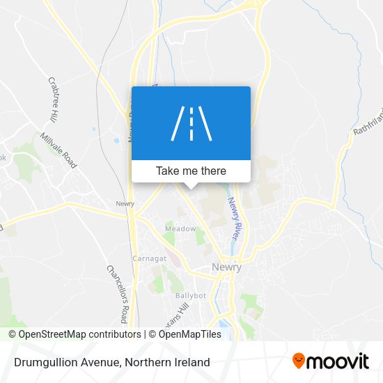 Drumgullion Avenue map