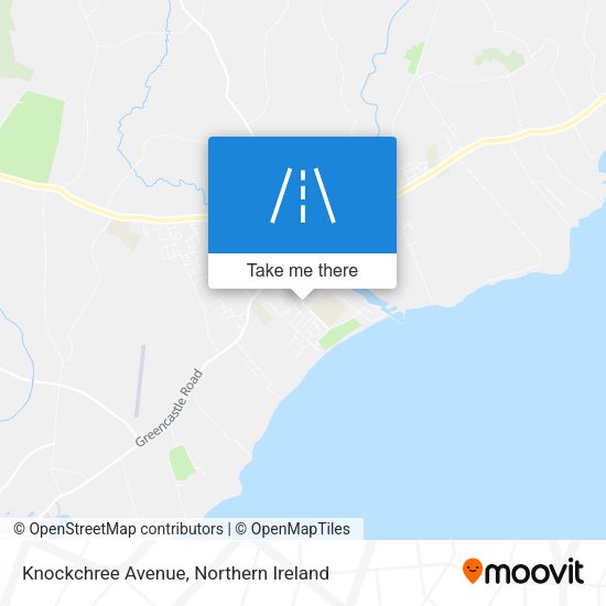 Knockchree Avenue map
