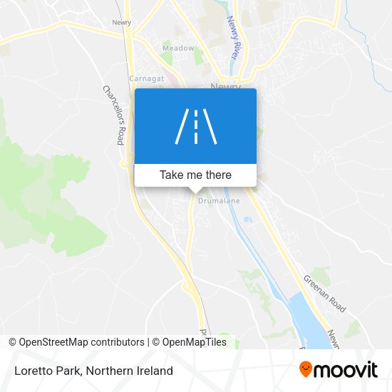 Loretto Park map