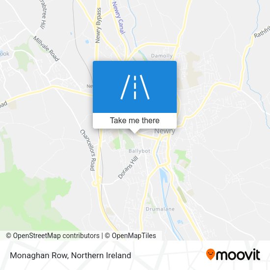 Monaghan Row map