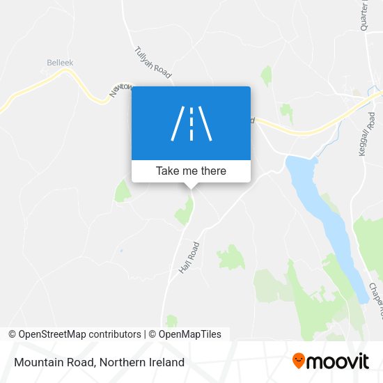Mountain Road map