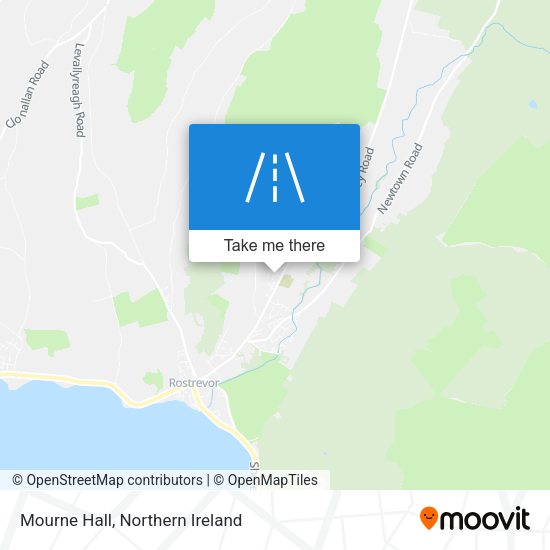 Mourne Hall map