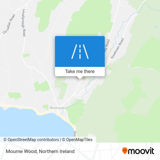 Mourne Wood map