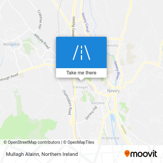 Mullagh Alainn map