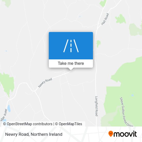 Newry Road map