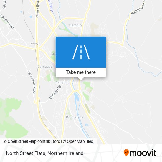 North Street Flats map