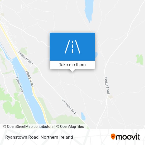 Ryanstown Road map