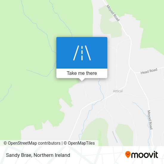 Sandy Brae map