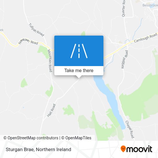 Sturgan Brae map