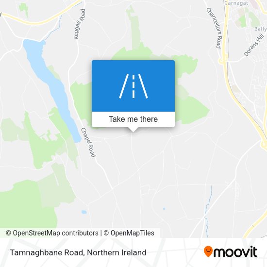 Tamnaghbane Road map