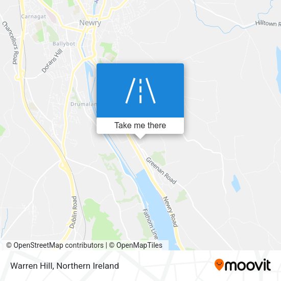 Warren Hill map