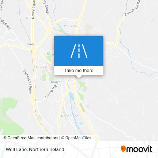 Well Lane map