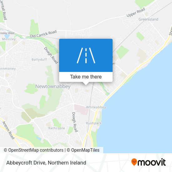 Abbeycroft Drive map