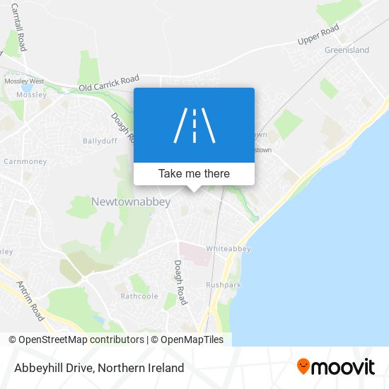 Abbeyhill Drive map