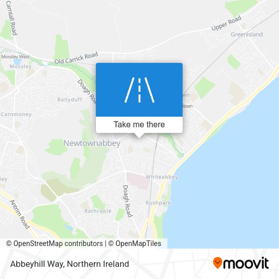 Abbeyhill Way map
