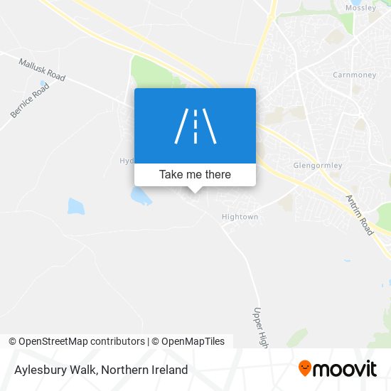 Aylesbury Walk map
