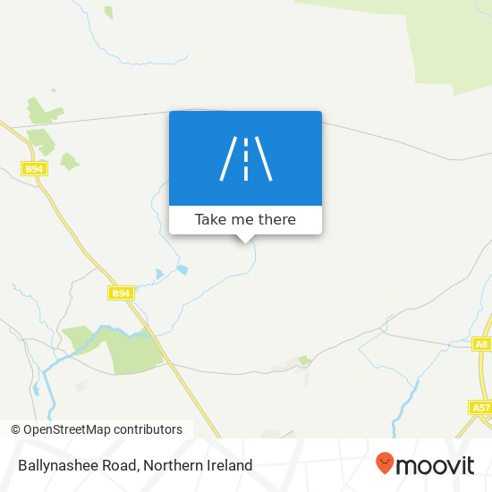 Ballynashee Road map