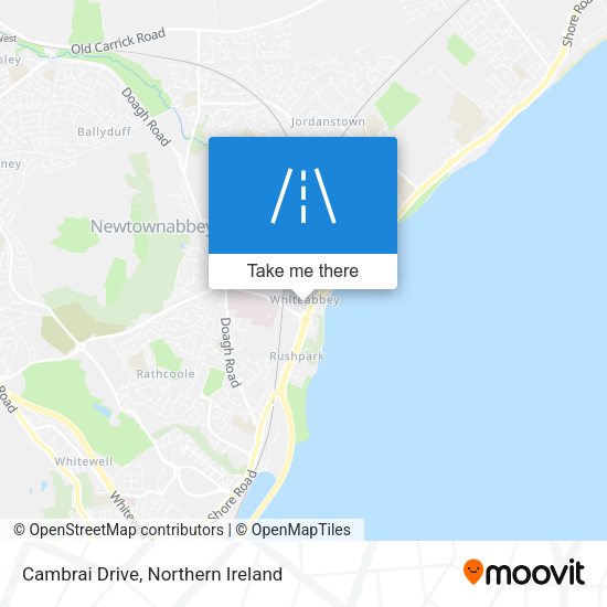 Cambrai Drive map
