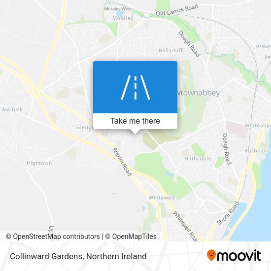 Collinward Gardens map