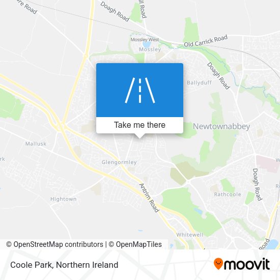 Coole Park map