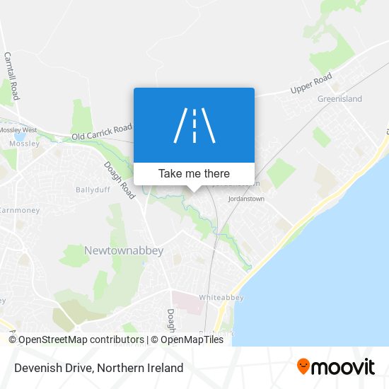 Devenish Drive map