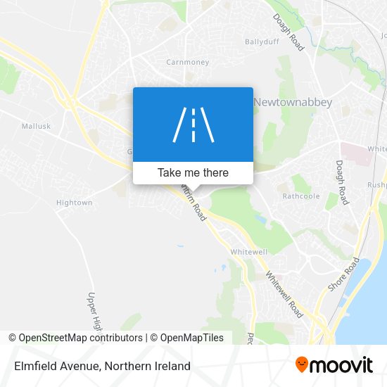 Elmfield Avenue map