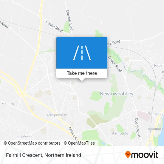 Fairhill Crescent map
