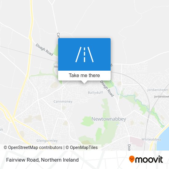 Fairview Road map