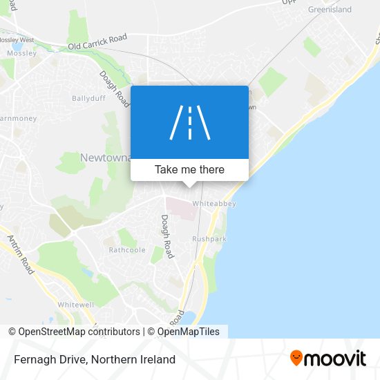 Fernagh Drive map