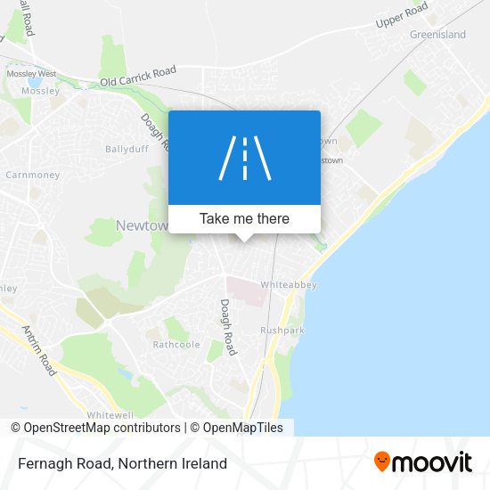 Fernagh Road map