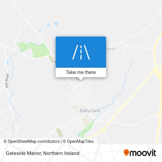 Gateside Manor map