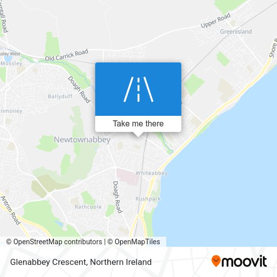 Glenabbey Crescent map