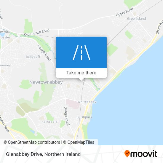 Glenabbey Drive map