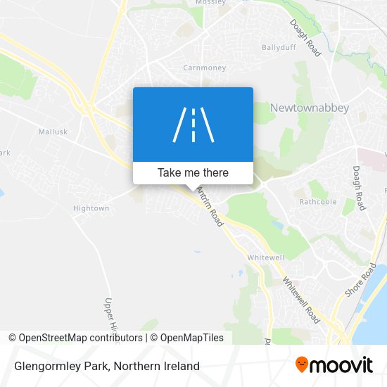 Glengormley Park map
