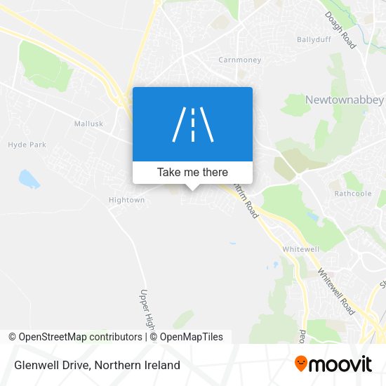 Glenwell Drive map
