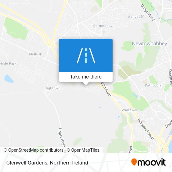 Glenwell Gardens map