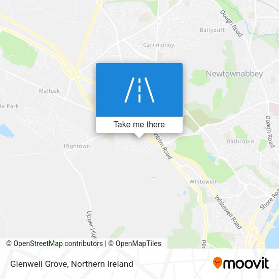 Glenwell Grove map