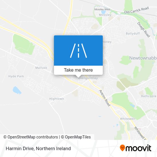 Harmin Drive map