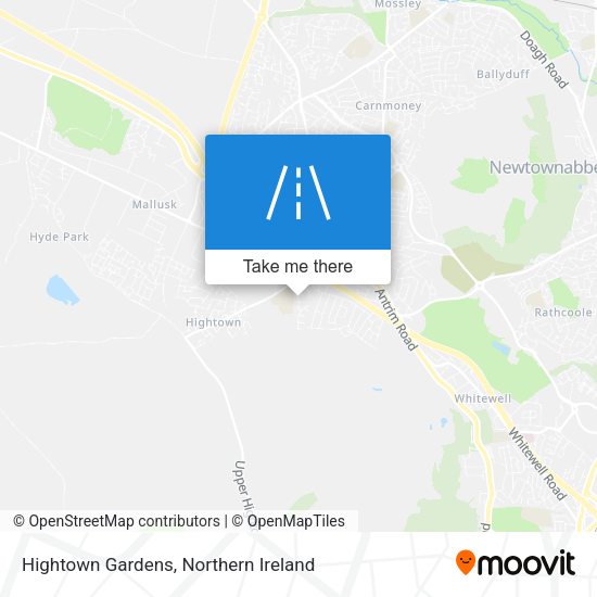 Hightown Gardens map